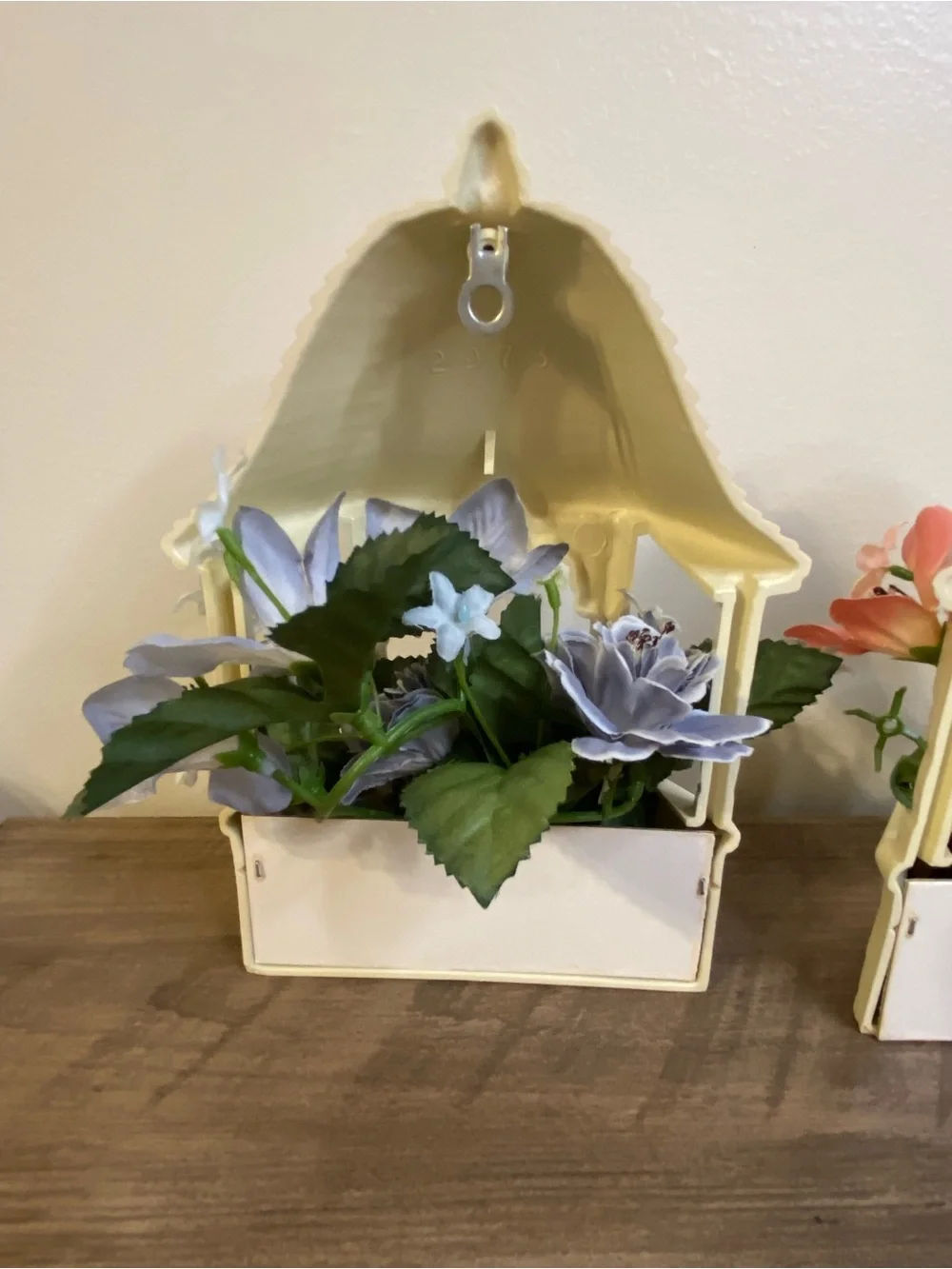 Burwood Products Wall Planters Vintage Gazebo MCM 1989 Pair Cottagecore Decor